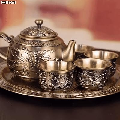 Amazon.co.jp: ティーセット茶道ホームセラミックカンフーティセット